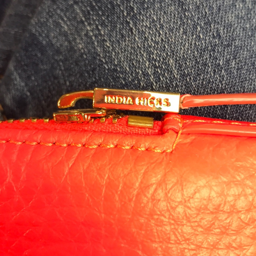 NWOT India Hicks Neon Insider Bag Clutch - Picture 8 of 8